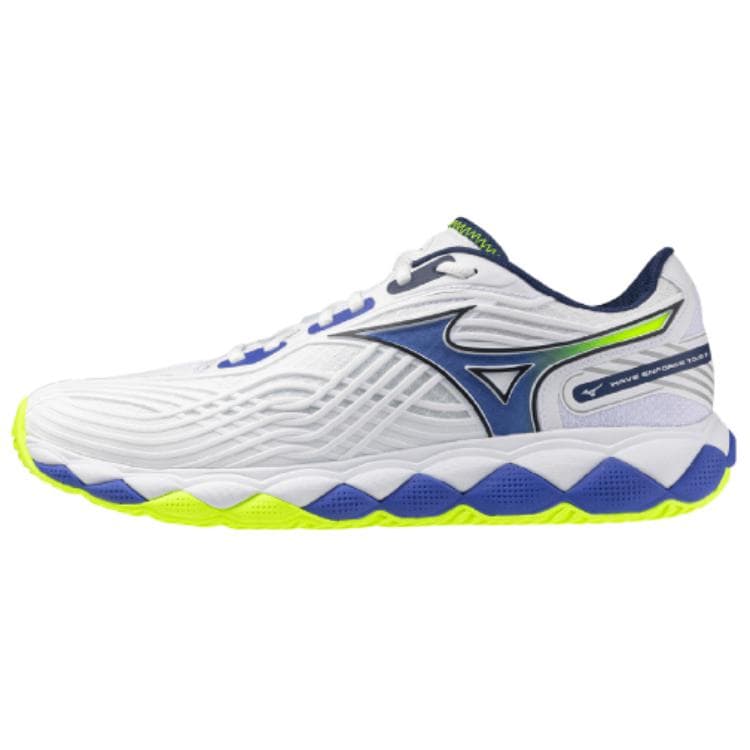 Кроссовки для тенниса Mizuno WAVE ENFORCE TOUR 2 Low Топ Теннисные Кроссовки Унисекс Белый Синий Желтый - изображение 1
