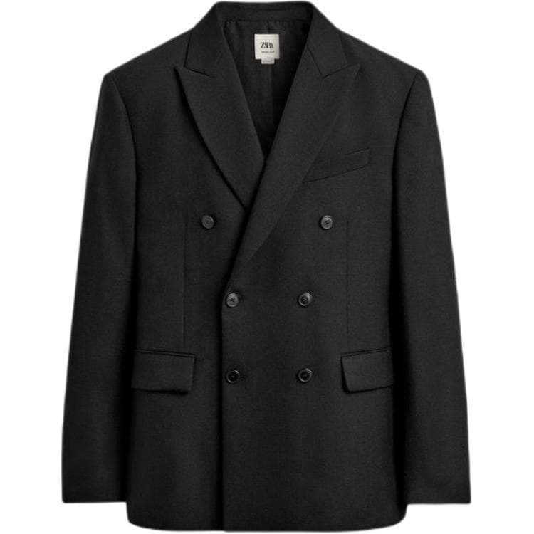 Пиджак ZARA Черные Мужские Деловые Костюмы - изображение 1