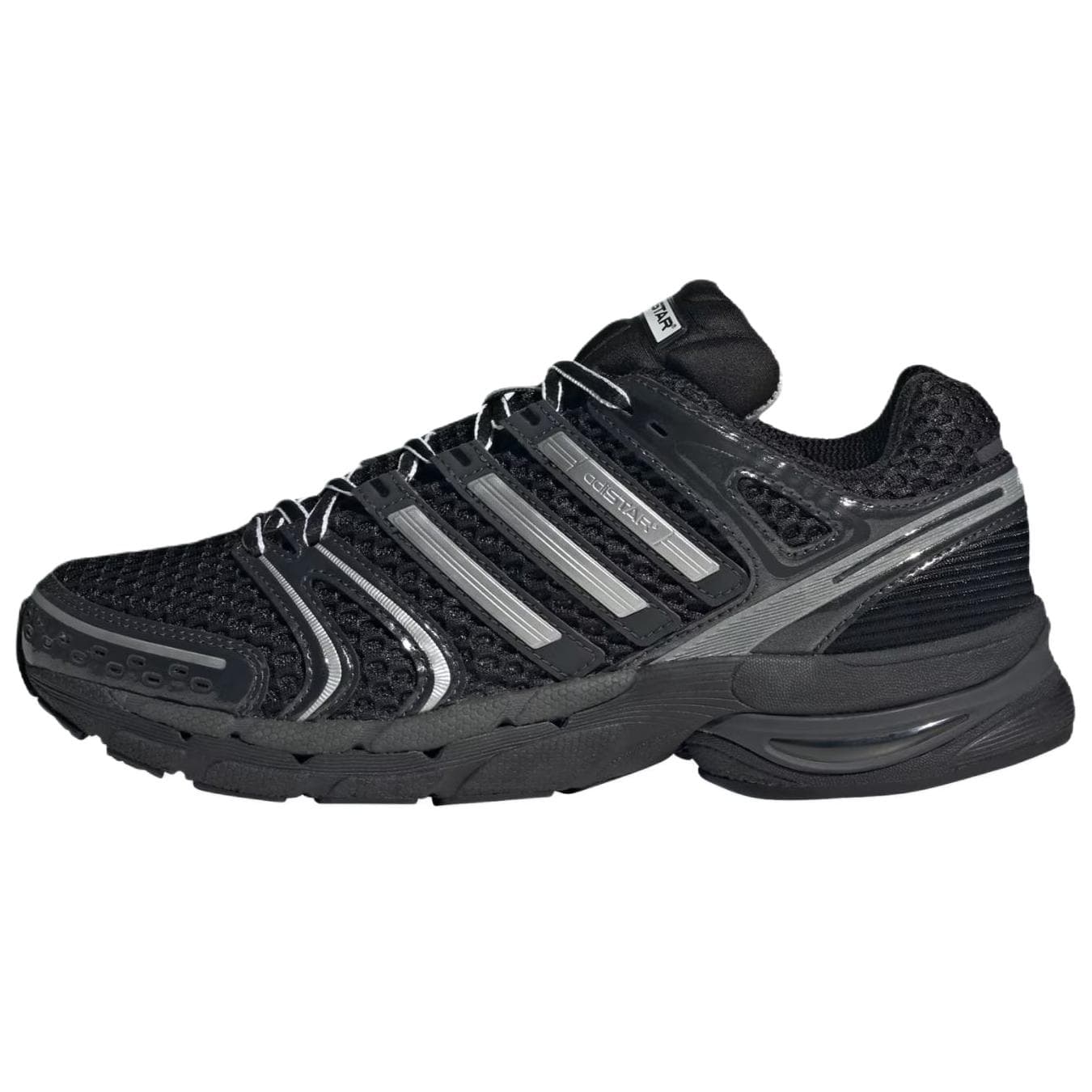 Кроссовки для бега Adidas Adistar Control 5 Low Топ Беговые кроссовки Унисекс Черно-серебро - изображение 1