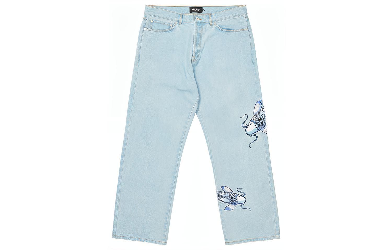 Штаны PALACE FW21 CARP JEAN BLUE STONEWASH - изображение 1