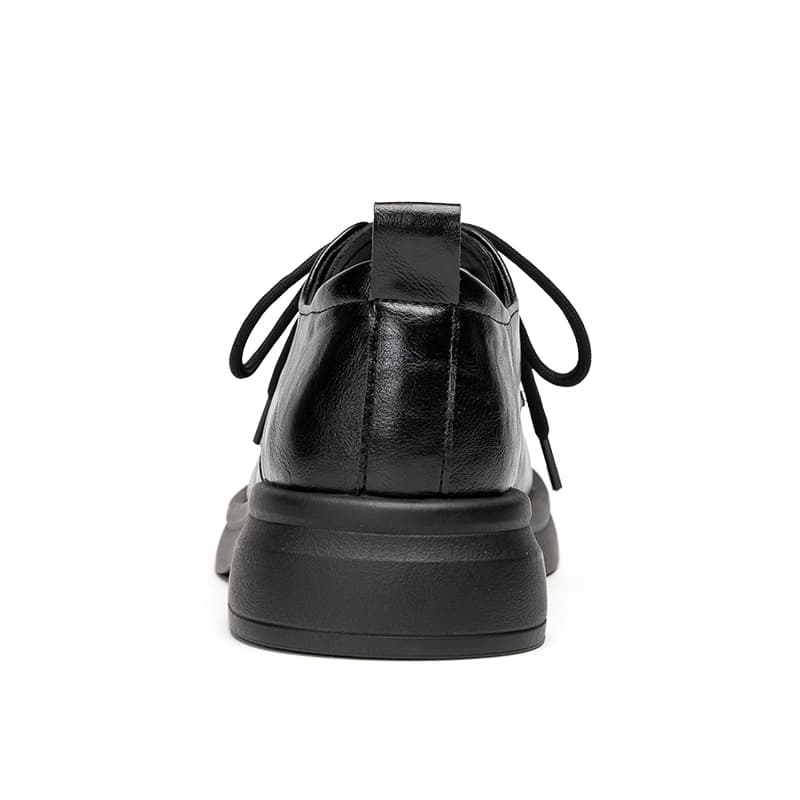 Лоферы Warrior Лоферы 4CM Женские Черные - изображение 4
