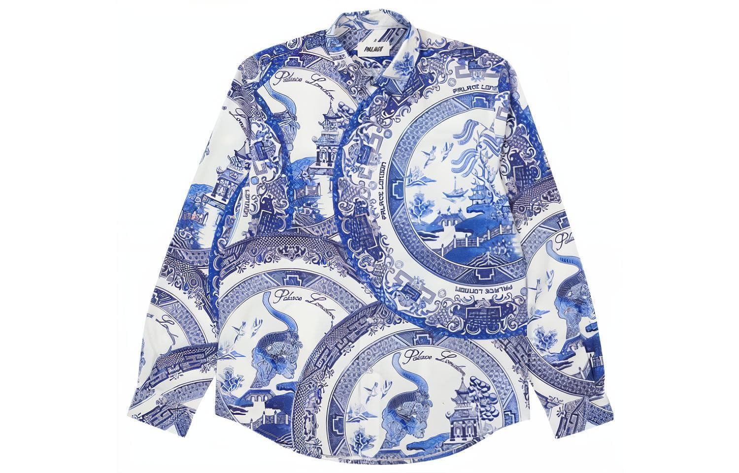 Рубашка PALACE SS22 China Plate Shiet Navy - изображение 1