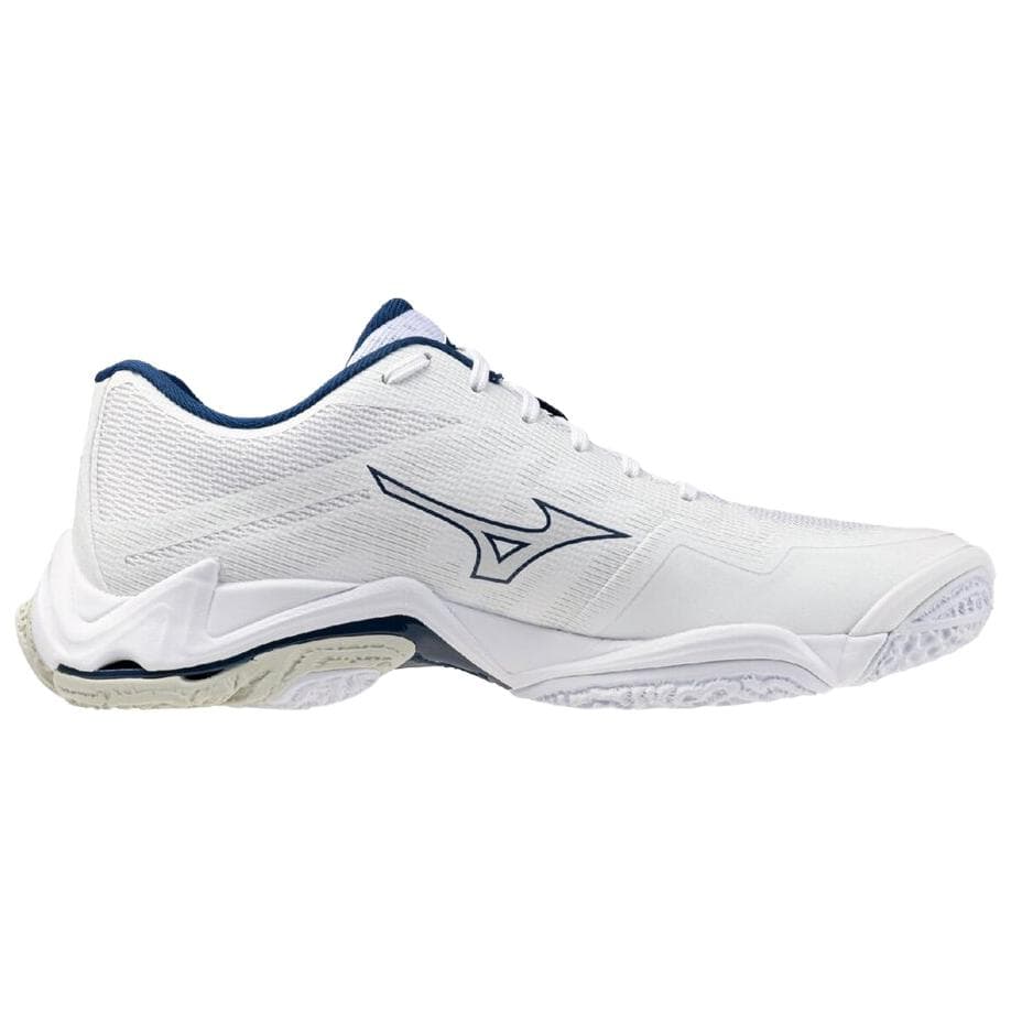 Кроссовки Кроссовки для волейбола Mizuno Wave Lightning унисекс белые и синие - изображение 2