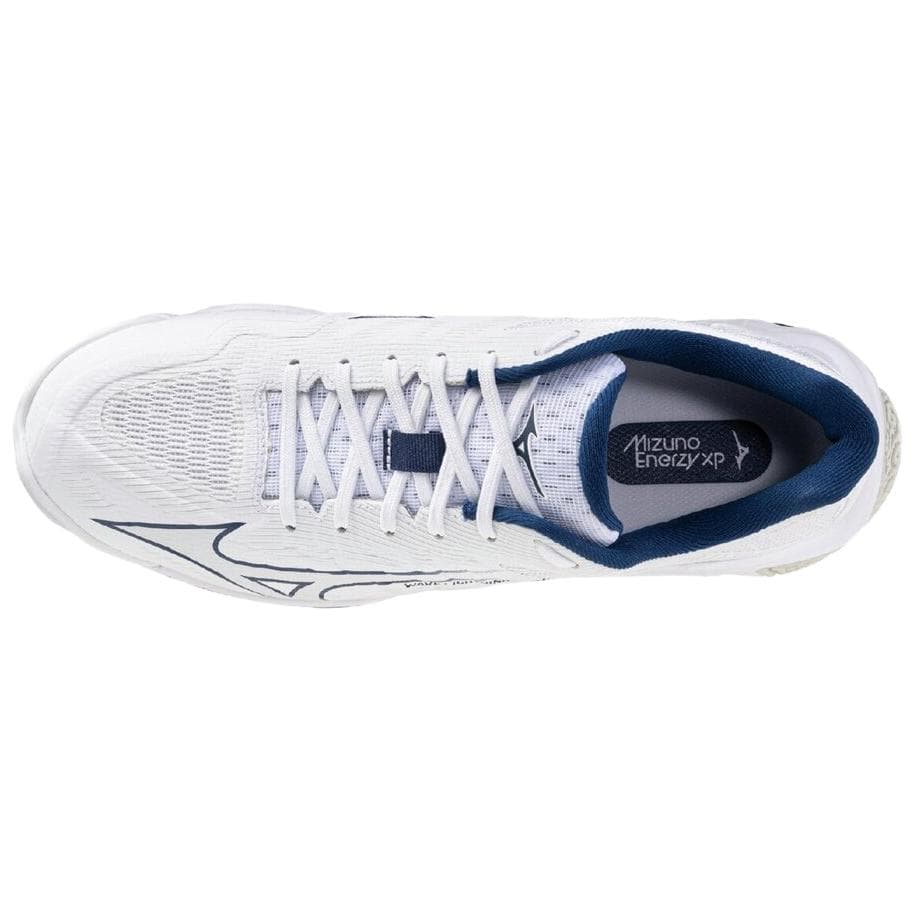 Кроссовки Кроссовки для волейбола Mizuno Wave Lightning унисекс белые и синие - изображение 3