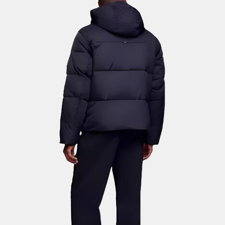 Зимняя куртка пуховик Tommy Hilfiger Хлопковый пуховик мужской темно-синий - изображение 2