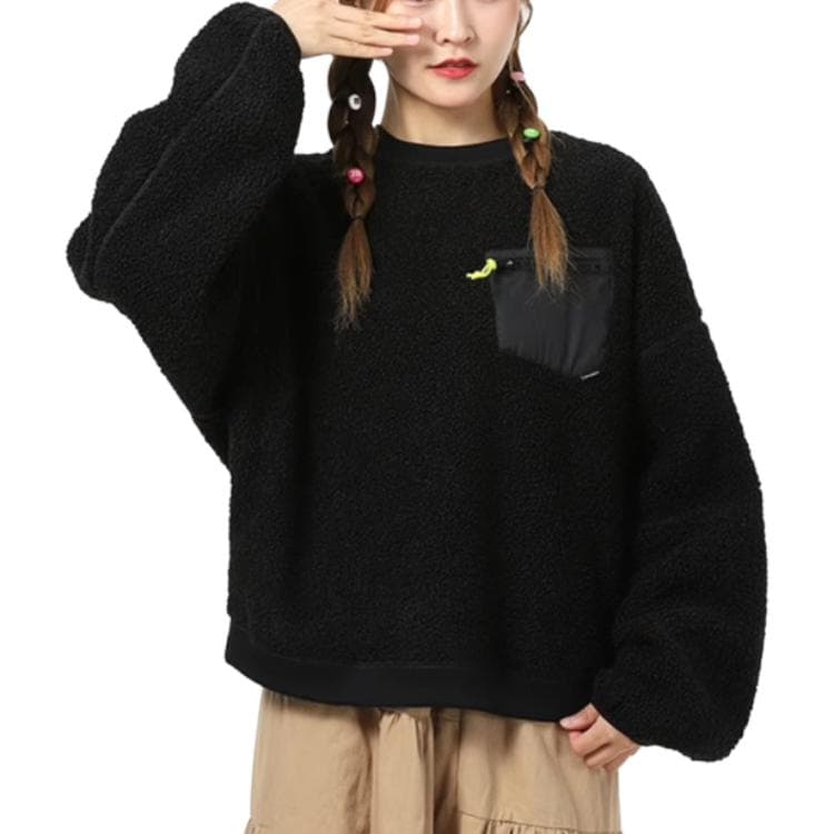 Худи Converse Sherpa Crew Black - изображение 3
