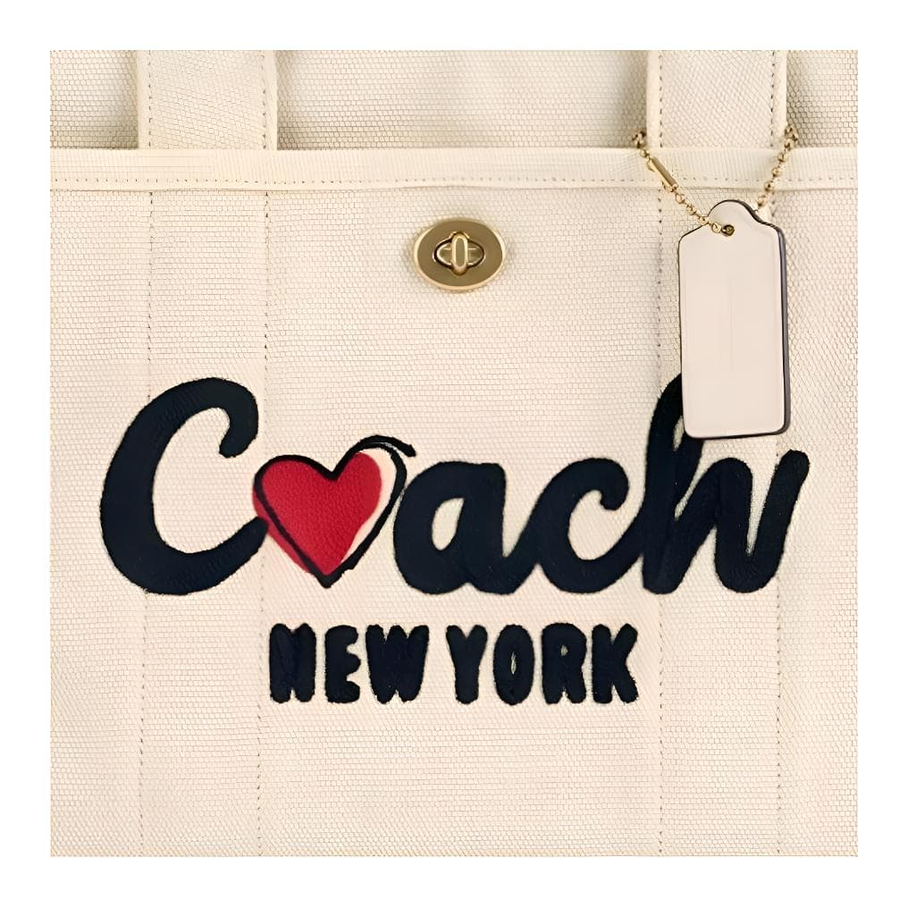Сумка Coach Cargo 34 Tote Bag Cream - изображение 4