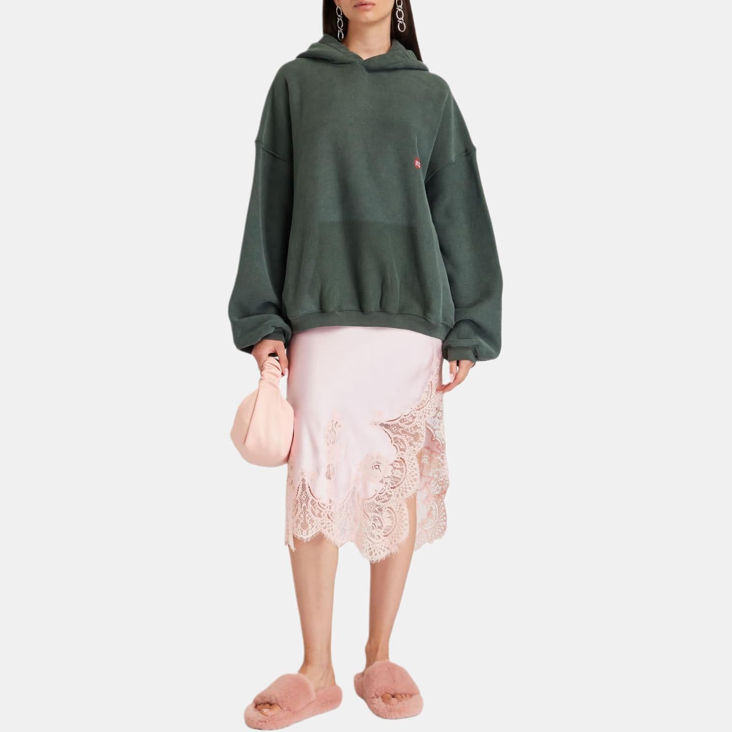 Худи Alexander Wang Толстовка Унисекс Яшмовый - изображение 2