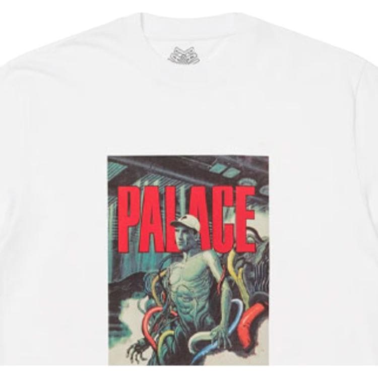 Футболка PALACE FW21 Mangas T-shirt White LogoT - изображение 2