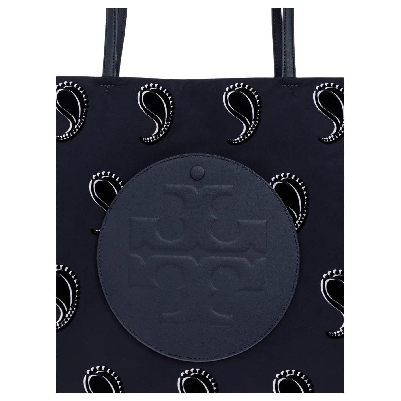 Мини-сумка TORY BURCH Ella Ткань + Искусственная кожа Сумка-тоут Женская Синяя - изображение 4