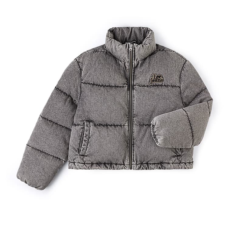 Пуховик Lee FW25 Пуховик Женский Серый - изображение 1