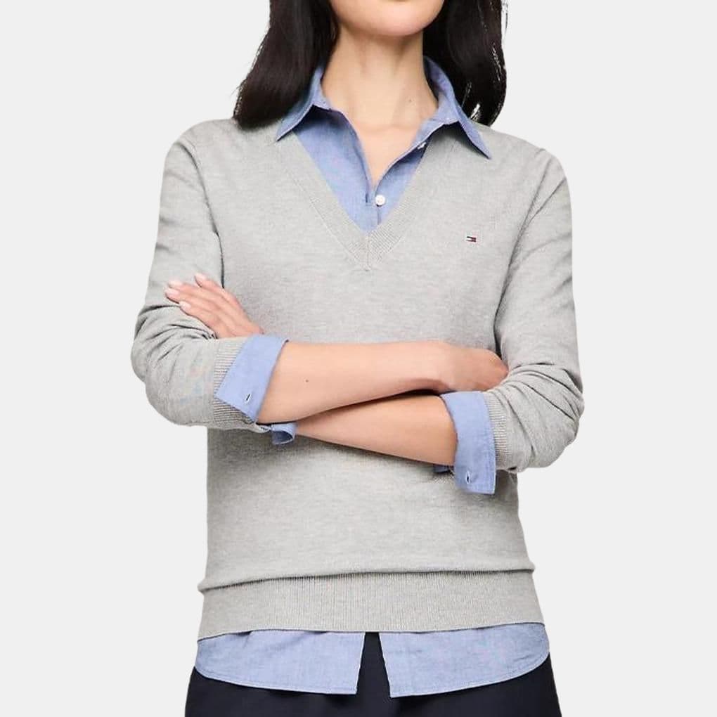 Кофта Tommy Hilfiger Трикотаж Женский Серый - изображение 2