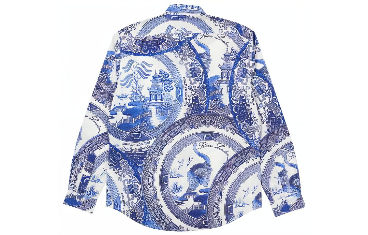 Рубашка PALACE SS22 China Plate Shiet Navy - изображение 2