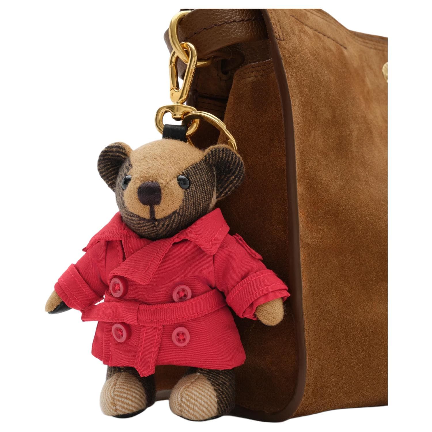 Сумка Burberry Thomas Bear Год Коза Новогодняя Коллекция Праздничная Плюшевая Сумка с Рисунком Кольца Аксессуар - изображение 3