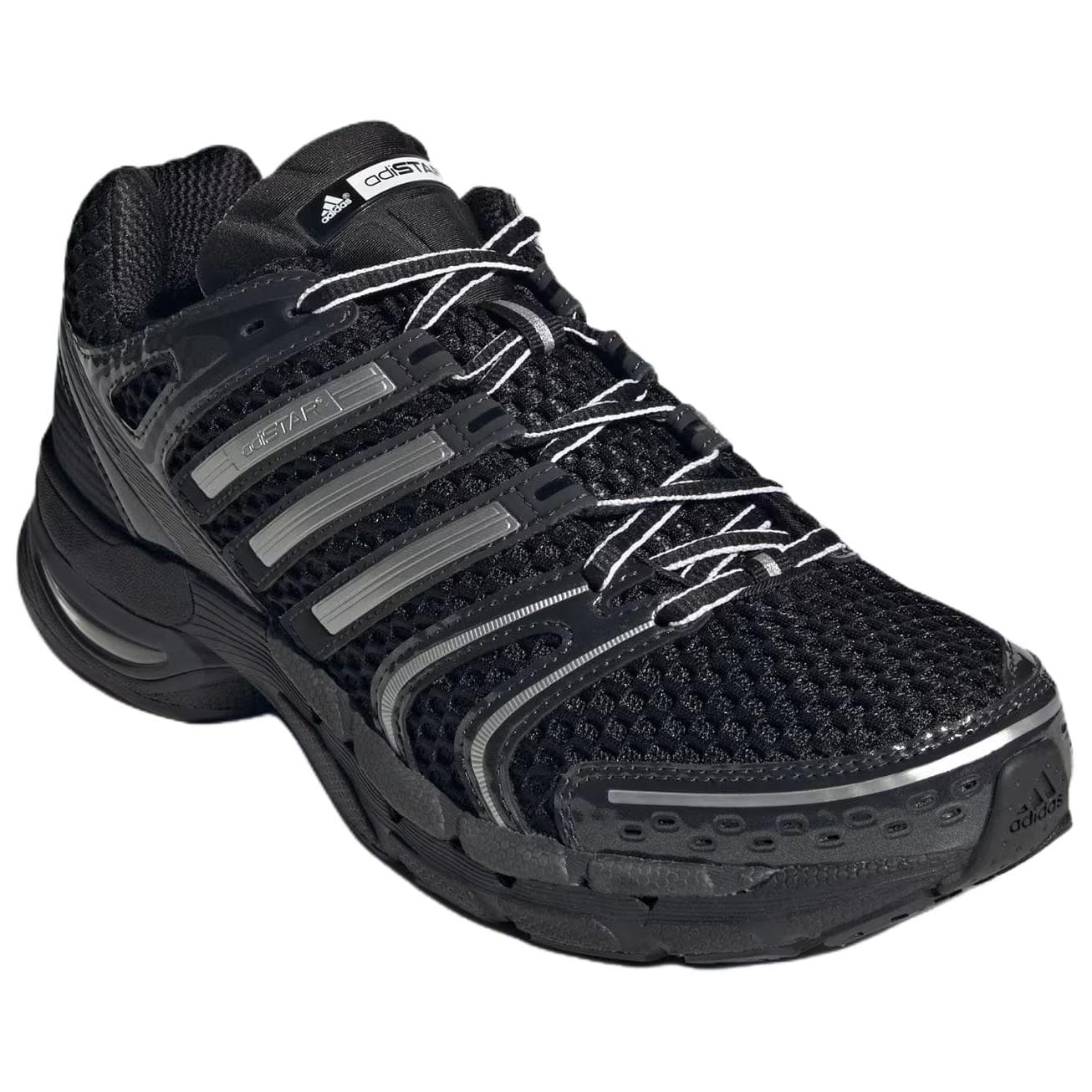 Кроссовки для бега Adidas Adistar Control 5 Low Топ Беговые кроссовки Унисекс Черно-серебро - изображение 3