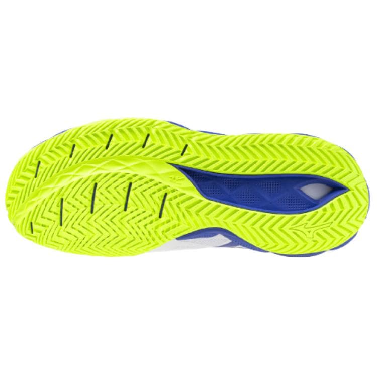 Кроссовки для тенниса Mizuno WAVE ENFORCE TOUR 2 Low Топ Теннисные Кроссовки Унисекс Белый Синий Желтый - изображение 4