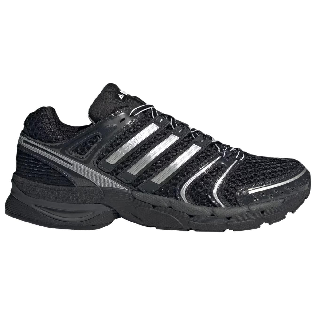 Кроссовки для бега Adidas Adistar Control 5 Low Топ Беговые кроссовки Унисекс Черно-серебро - изображение 2