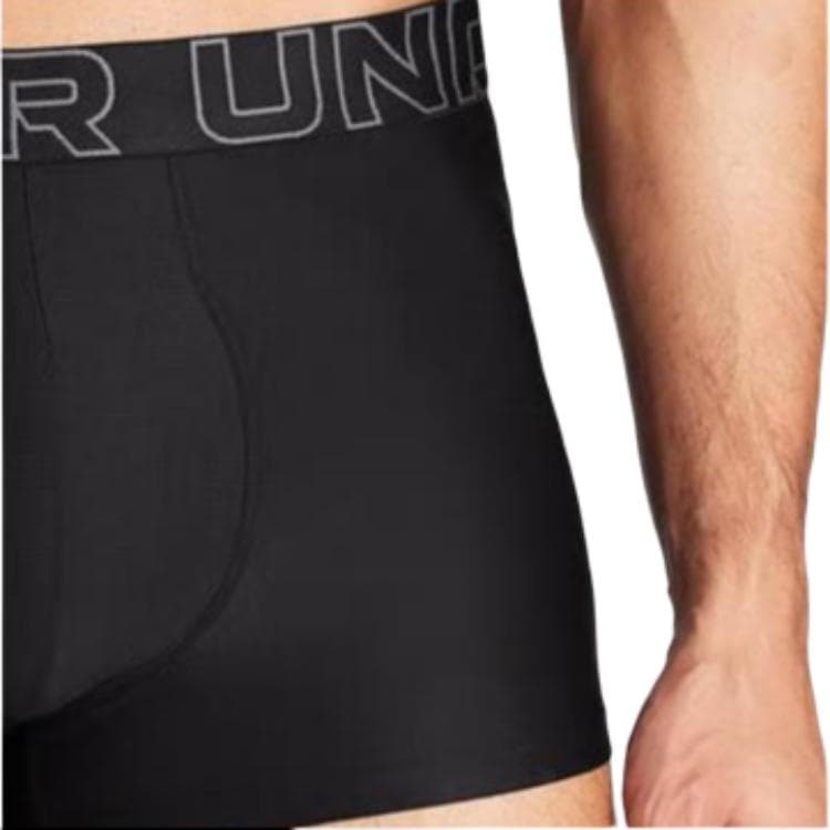 Трусы Under Armour TechBoxerjock Боксеры Мужские 3 упаковки Черные - изображение 4