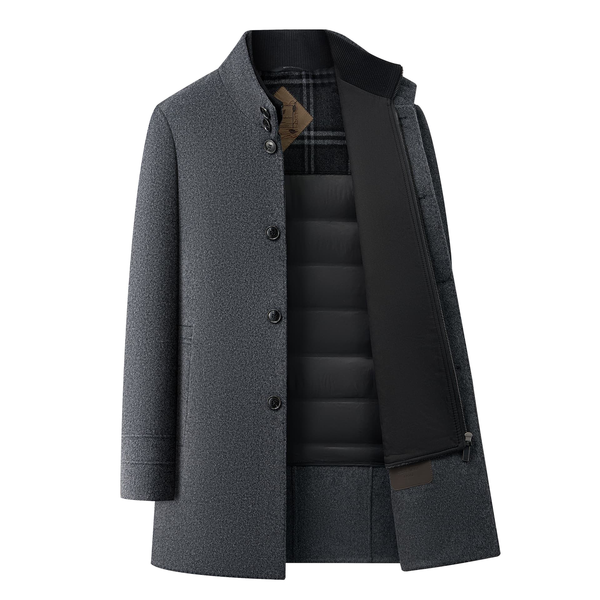 Пальто PIERRE CARDIN Серый Мужской Пальто - изображение 1