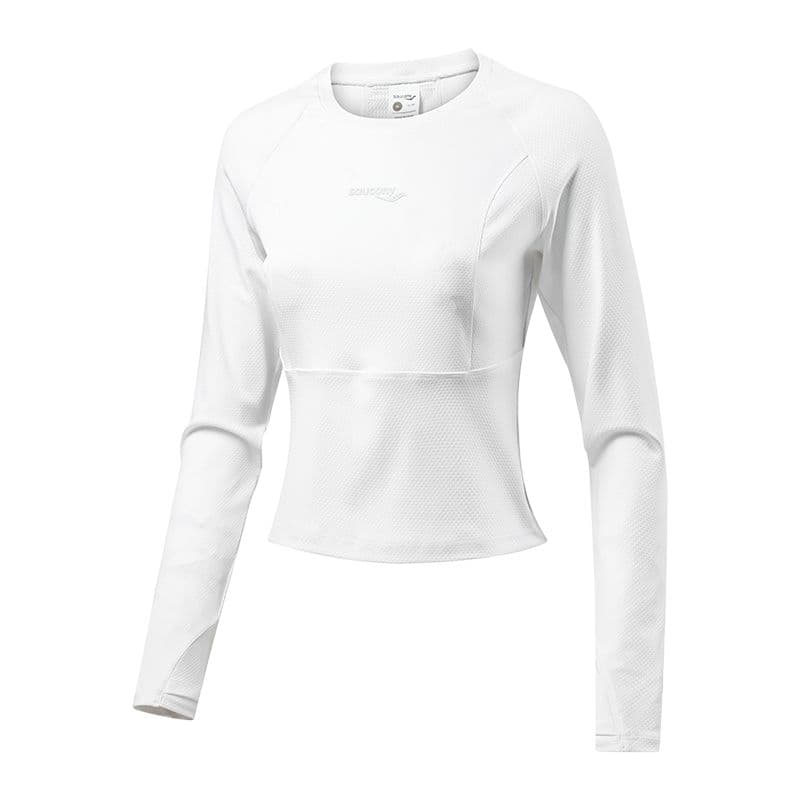 Футболка Saucony Pearl White Женские T-рубашки - изображение 1