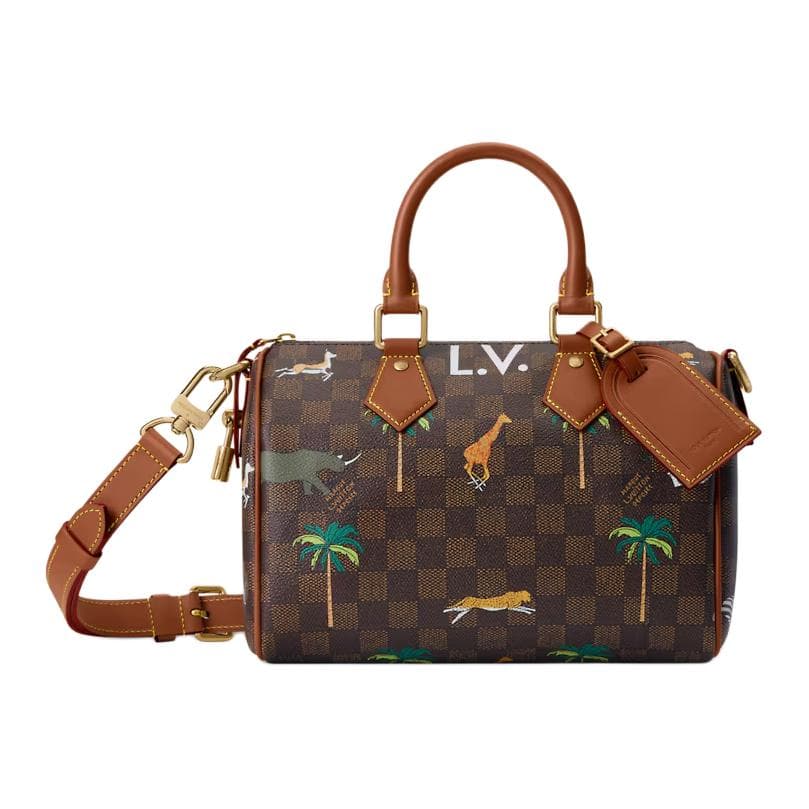Сумка LOUIS VUITTON x The Darjeling Limited Speedy 25 BANDOULIRE Damier Heritage - изображение 1
