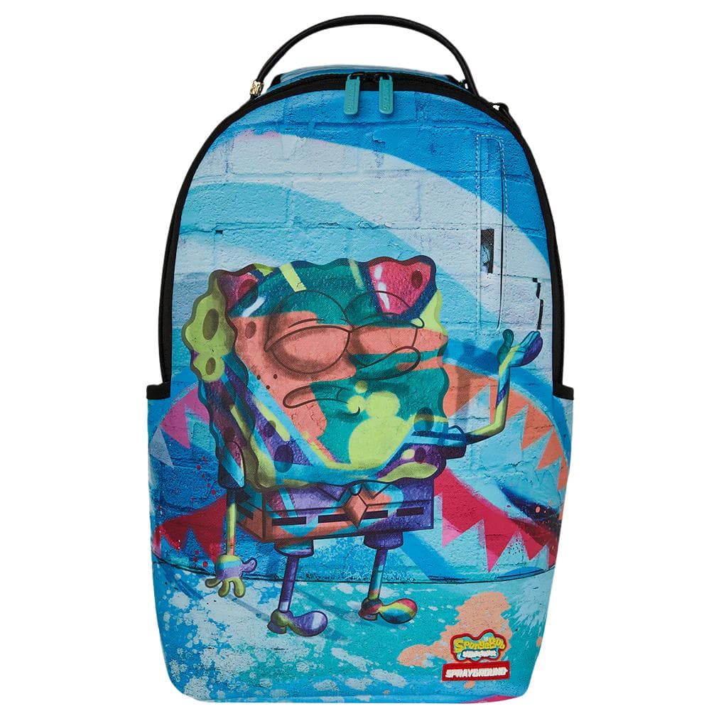 Рюкзак SPRAYGROUND SPONGEMONET Коллаборация Искусственная кожа Рюкзак Унисекс Многоцветный - изображение 1