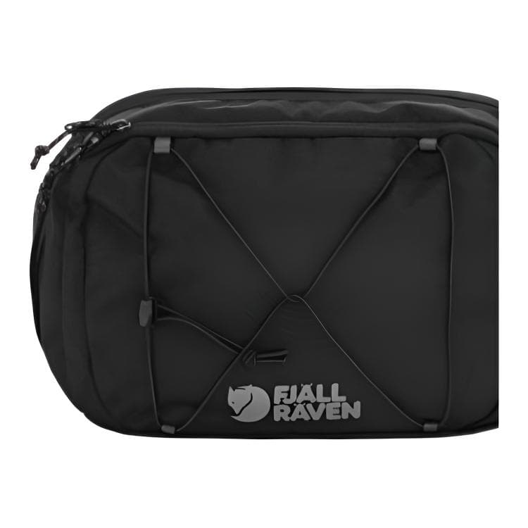 Поясная сумка Fjallraven Полиэстеровая ткань Сумка через плечо поясная сумка (бандана) Унисекс Черная - изображение 2