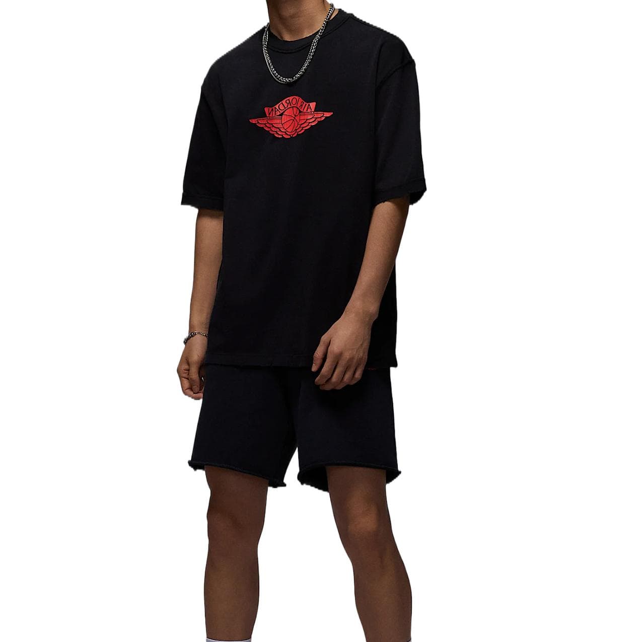 Футболка Jordan Air Черные Мужские T-Рубашки - изображение 5