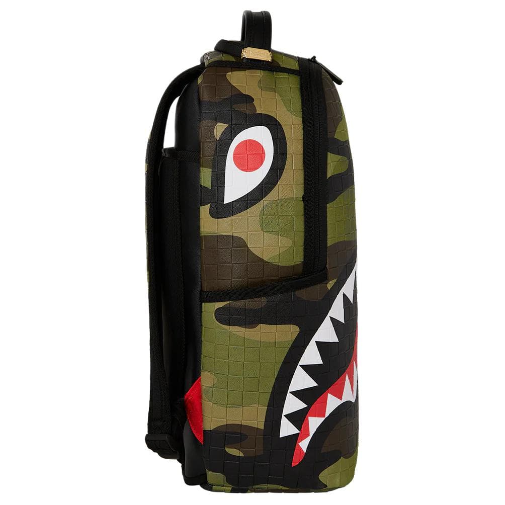 Рюкзак SPRAYGROUND Искусственная кожа водонепроницаемая ткань рюкзак унисекс армейский зеленый - изображение 4