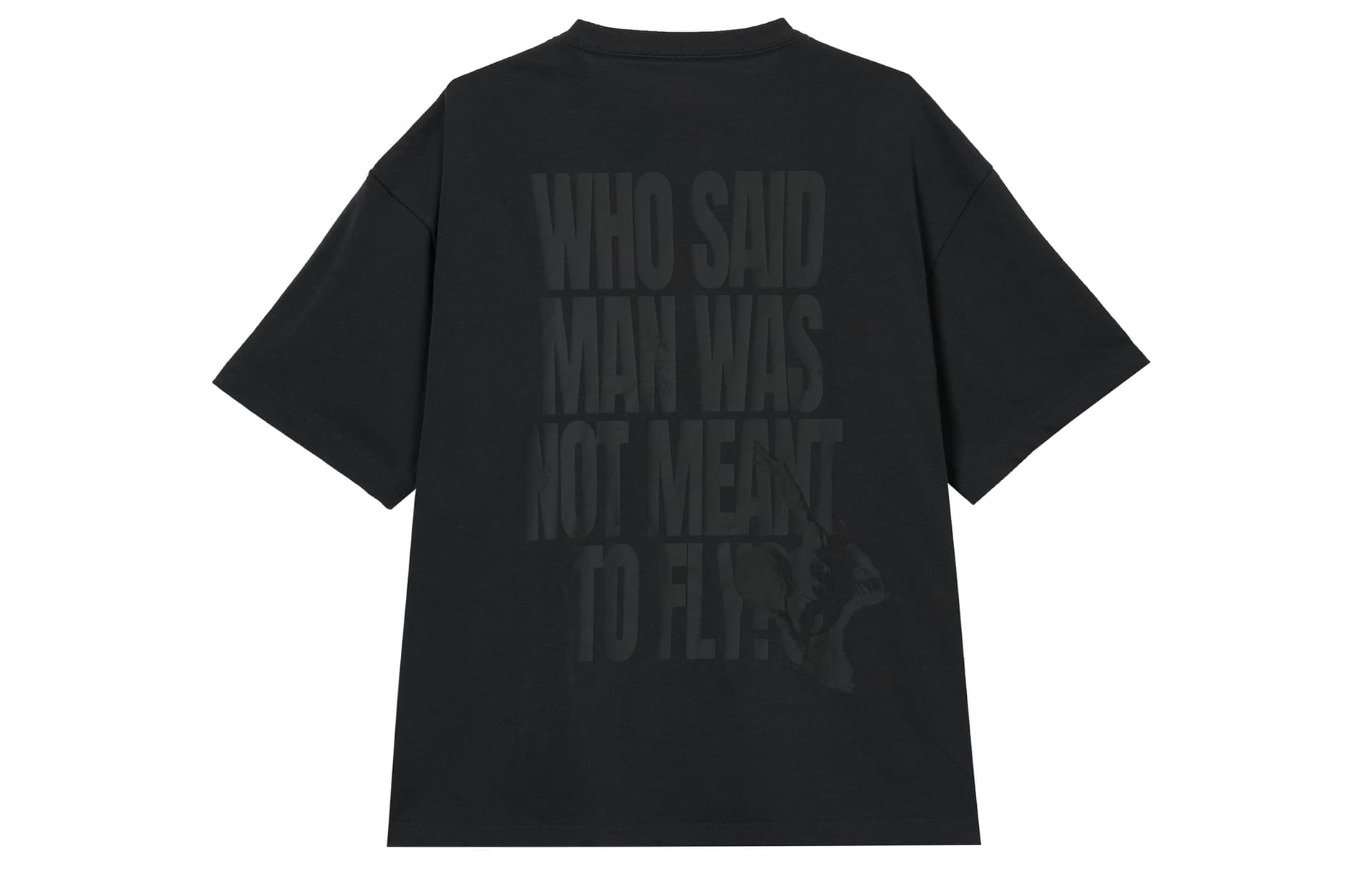 Футболка Jordan OVERSIZED Crewneck T-Shirt Grey Black - изображение 2