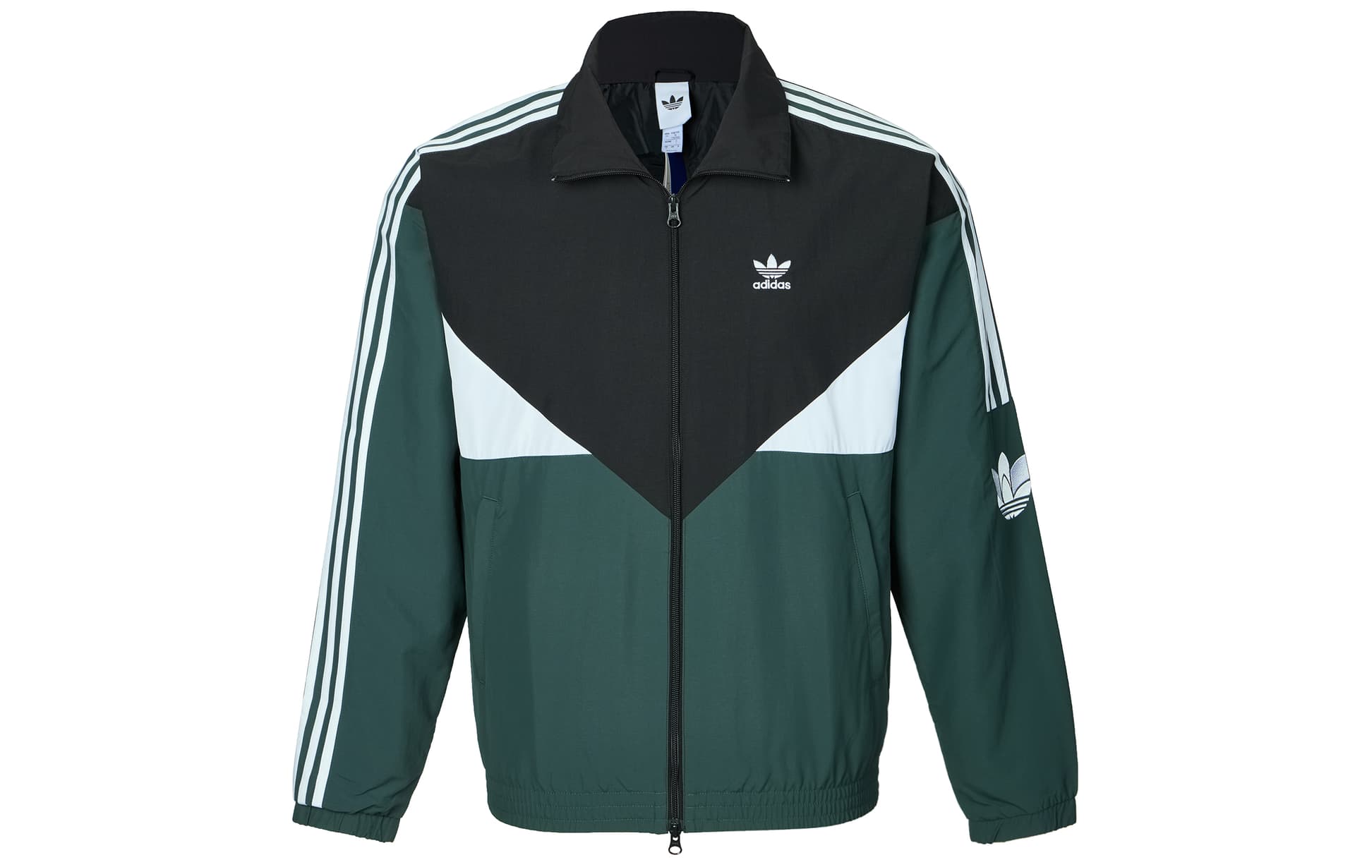 Куртка Adidas Originals Gender Neutral Куртка Унисекс Черный Зеленый Белый - изображение 1