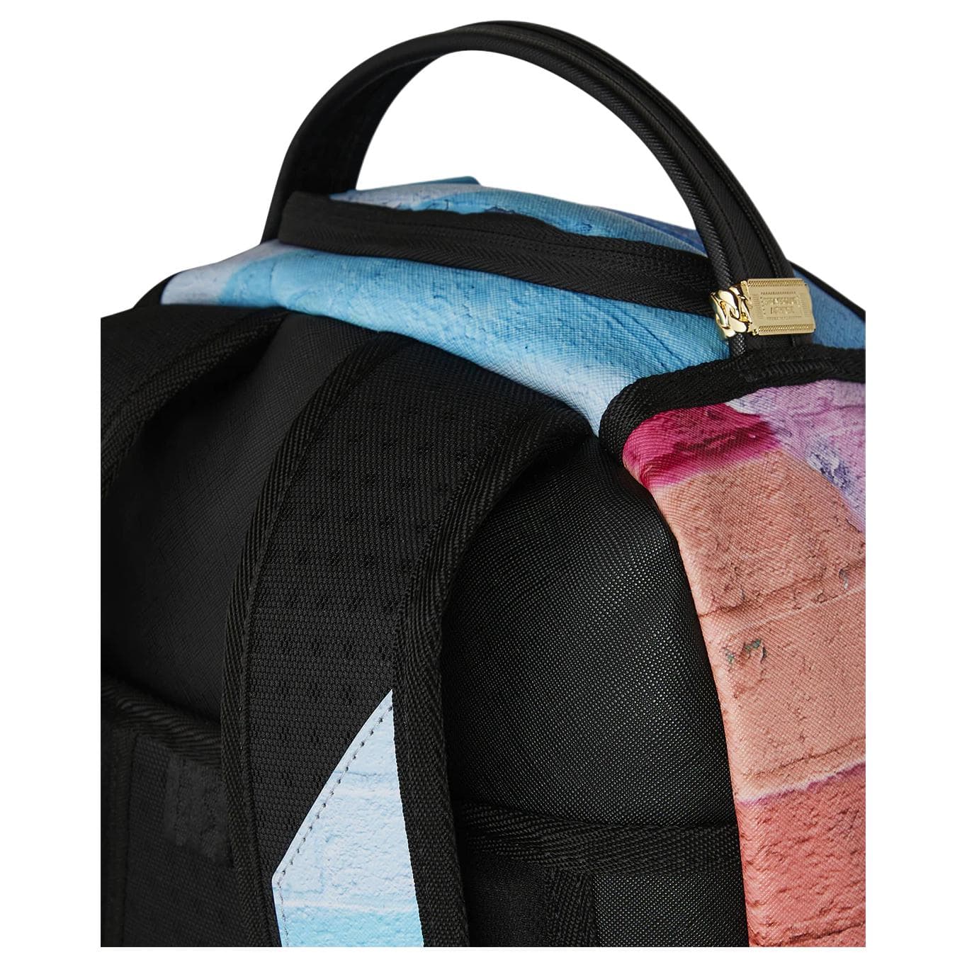 Рюкзак SPRAYGROUND SPONGEMONET Коллаборация Искусственная кожа Рюкзак Унисекс Многоцветный - изображение 7