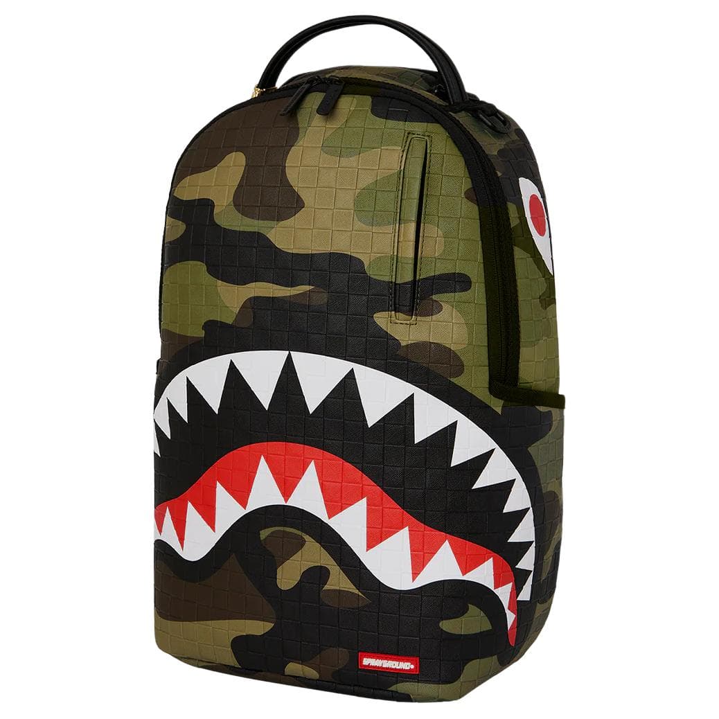 Рюкзак SPRAYGROUND Искусственная кожа водонепроницаемая ткань рюкзак унисекс армейский зеленый - изображение 3