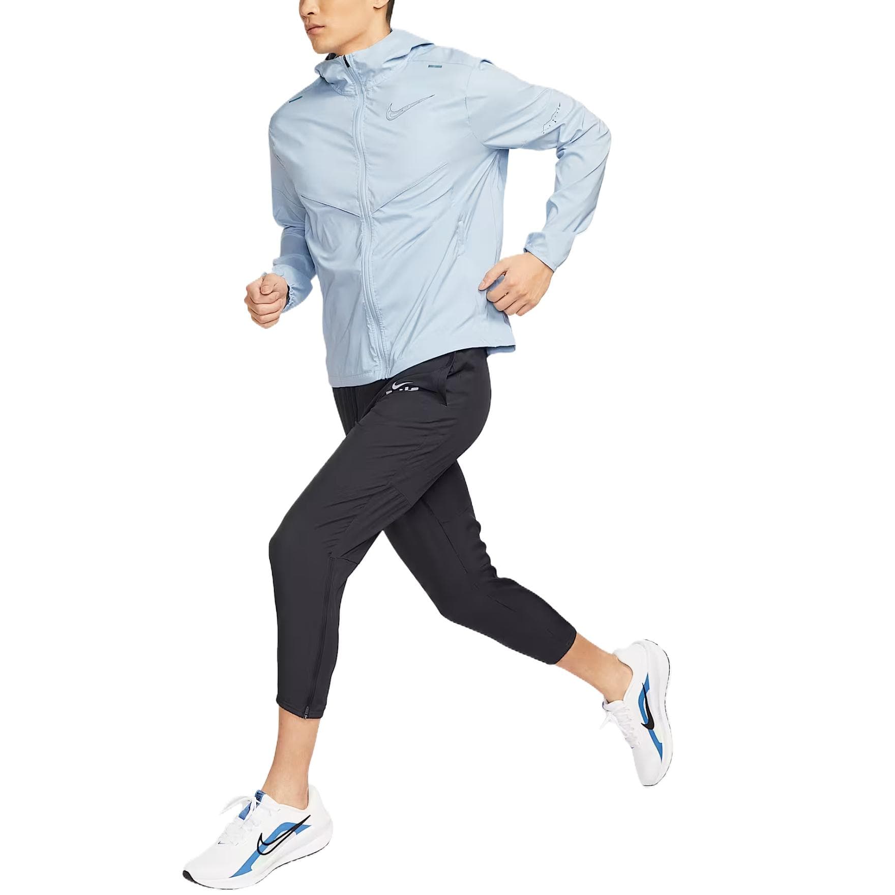 Куртка Nike Windrunner Куртка Мужская Светло-Синяя - изображение 3
