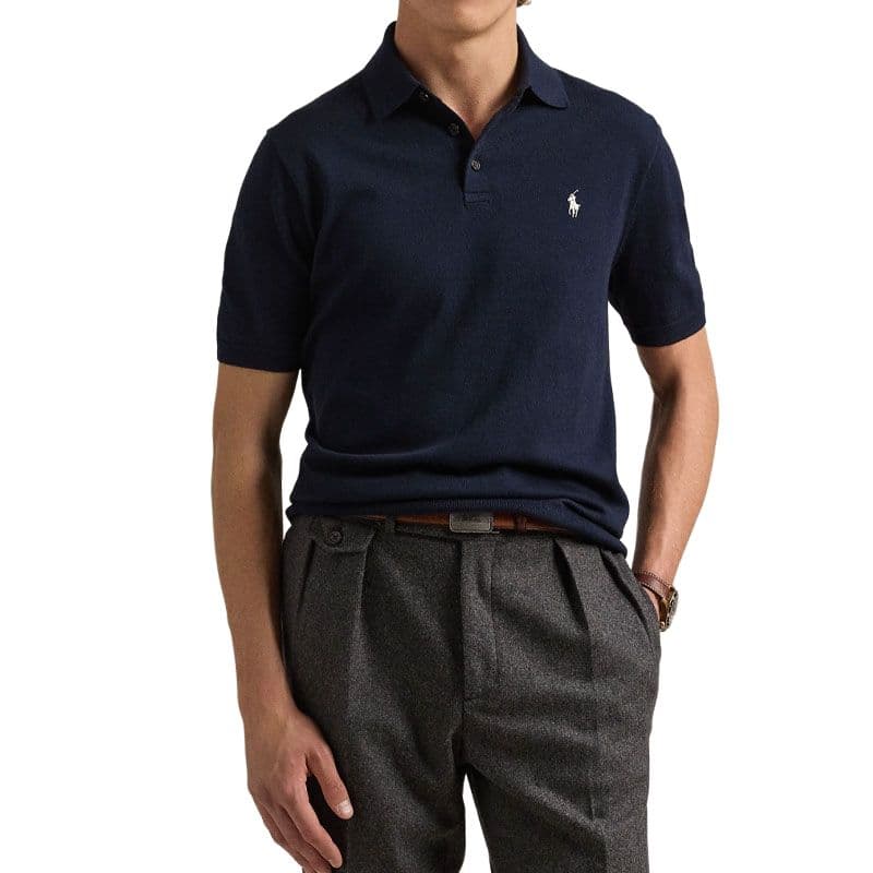 Поло Polo Ralph Lauren Polo Стандартный Размер Мужской Темно-Синий - изображение 2