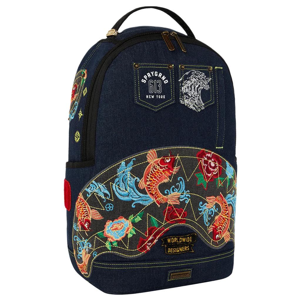 Рюкзак SPRAYGROUND Хлопковый рюкзак унисекс синий - изображение 3