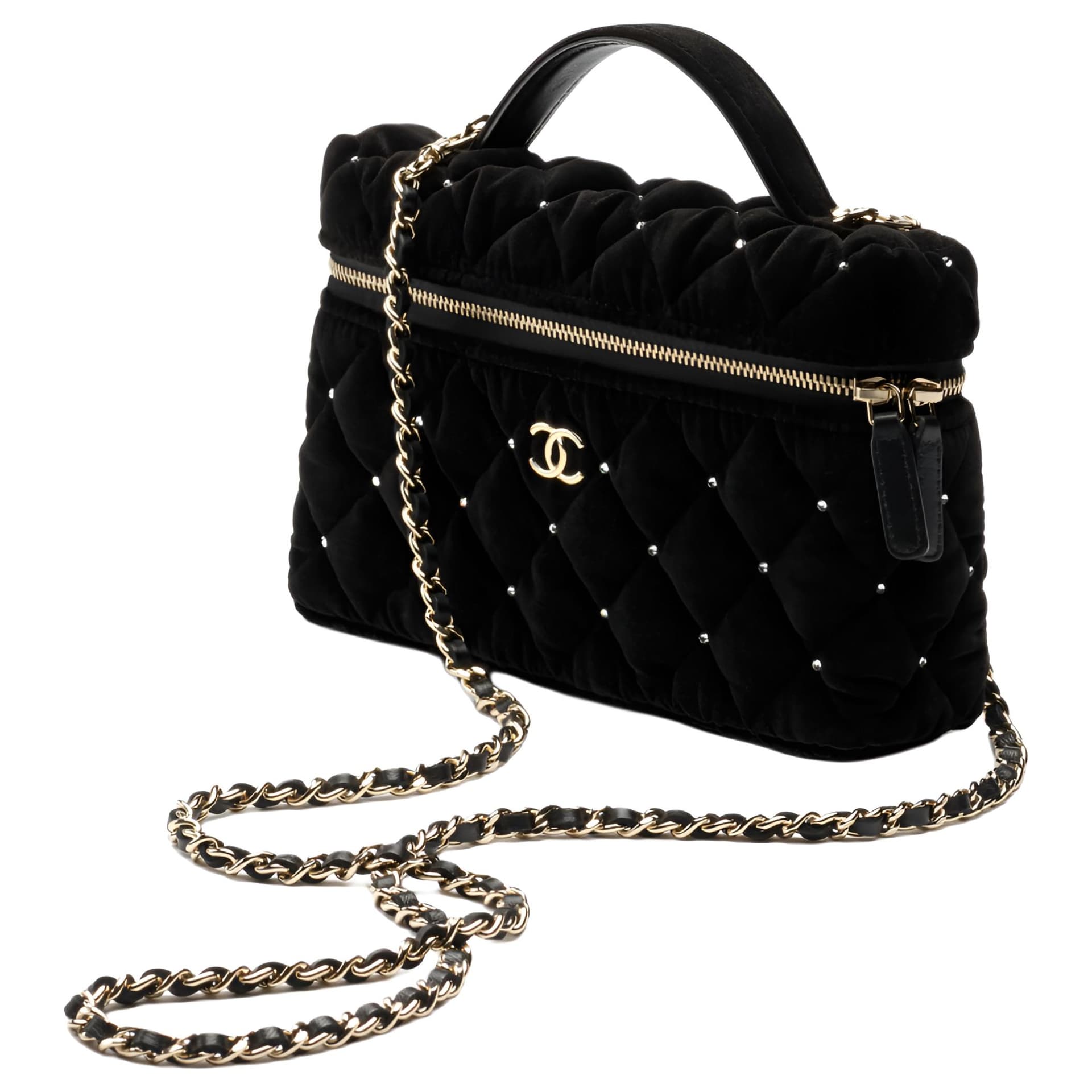 Сумка CHANEL 25K Velvet Quilted Bag - изображение 3