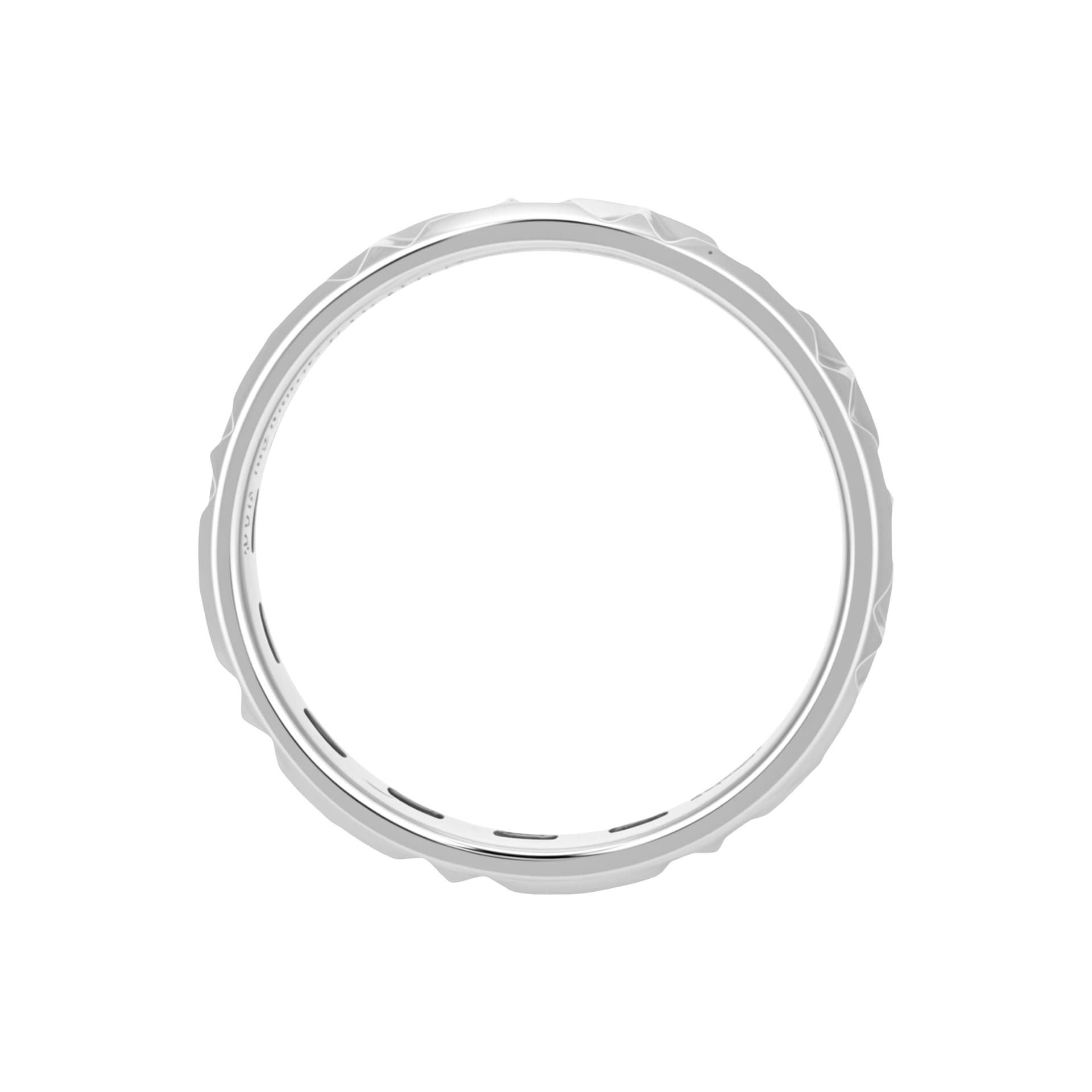 Кольцо Tiffany & Co. Tiffany T True Wide Ring White Gold - изображение 3