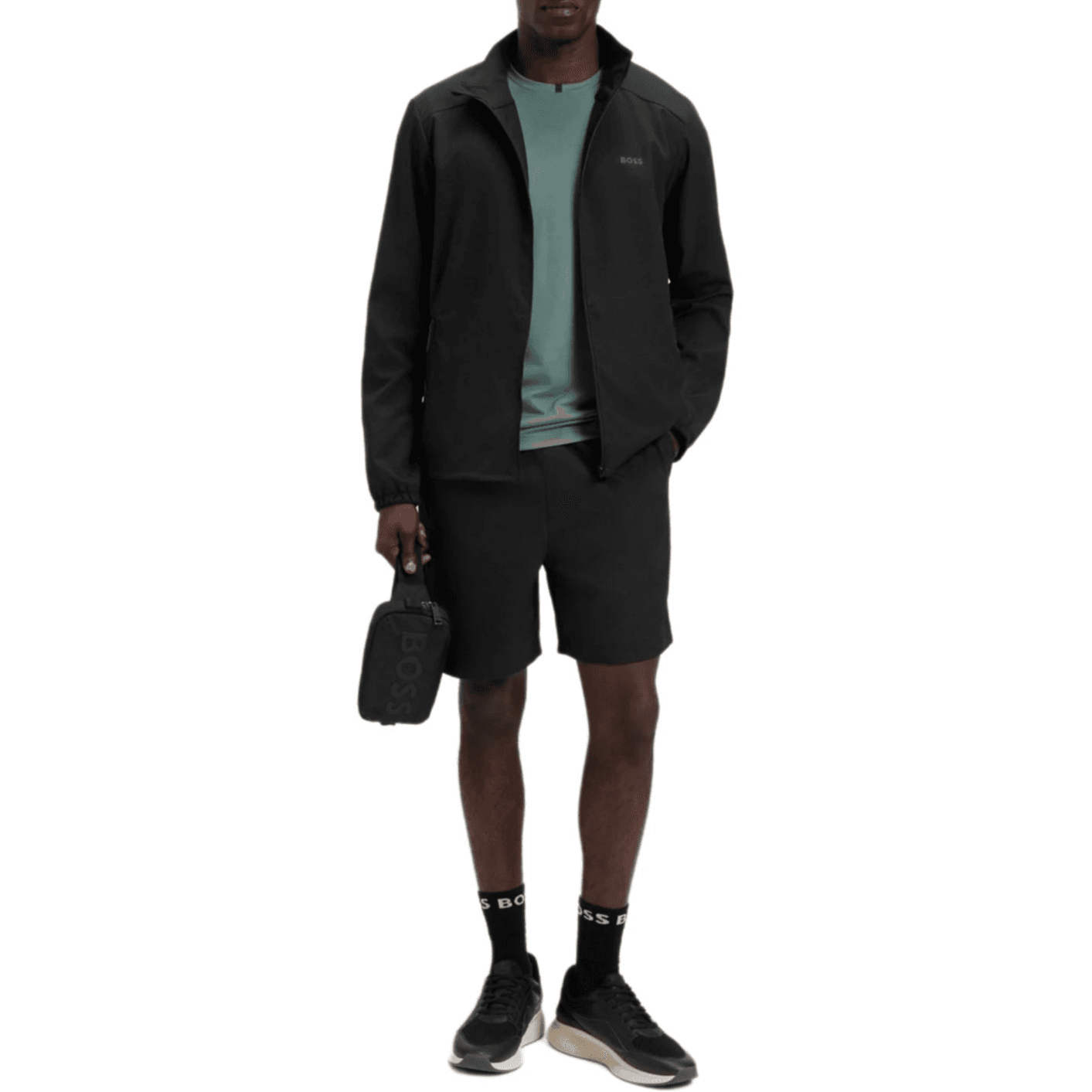 Куртка Hugo Boss FW25 Куртки и Пальто Мужской Черный - изображение 3