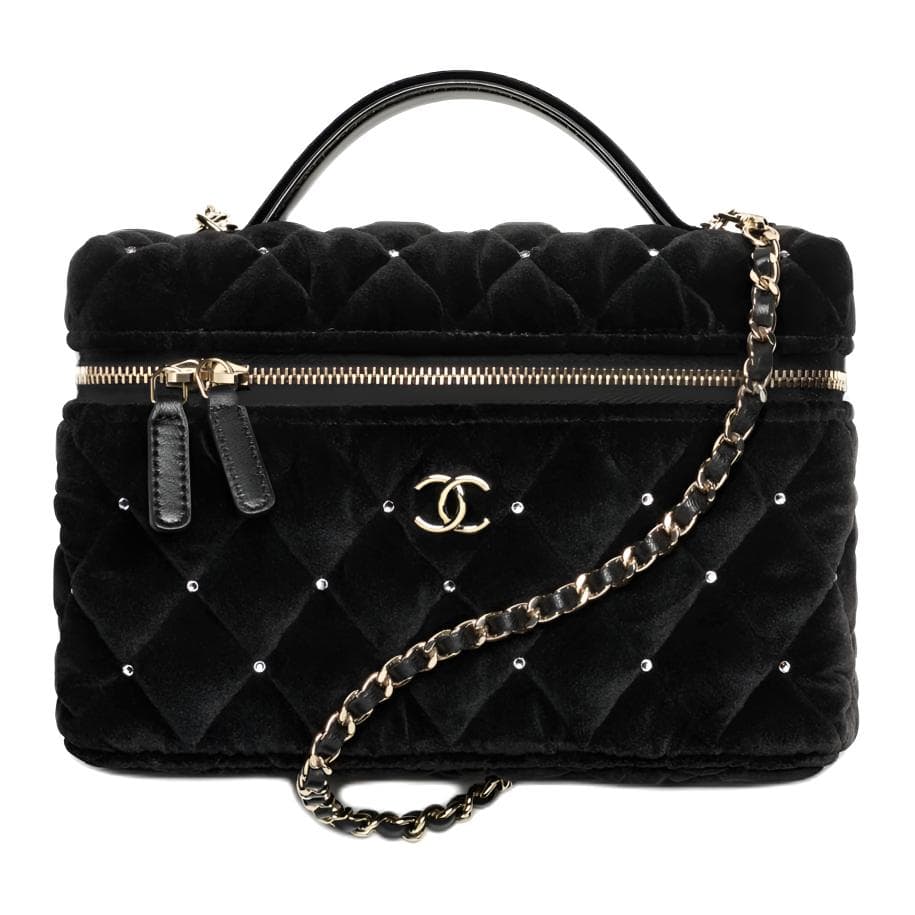 Сумка CHANEL 25K Velvet Quilted Bag - изображение 1