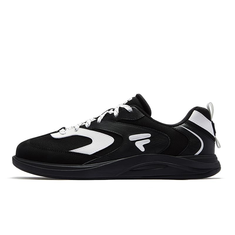 Кроссовки FILA FUSION BUZZARD FLAT Slate Shoes Текстиль Синтетическая кожа Низкие кеды для скейтбординга Мужские Черно-белые - изображение 1