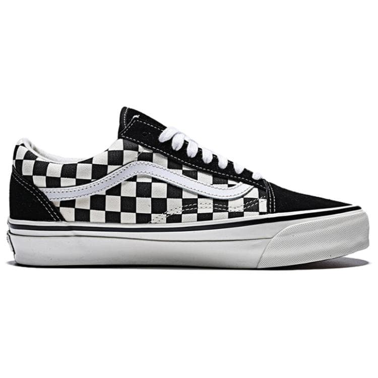 Кроссовки Vans LX OLD SKOOL Дышащая Скейтборд Обувь Унисекс Черный Белый - изображение 2