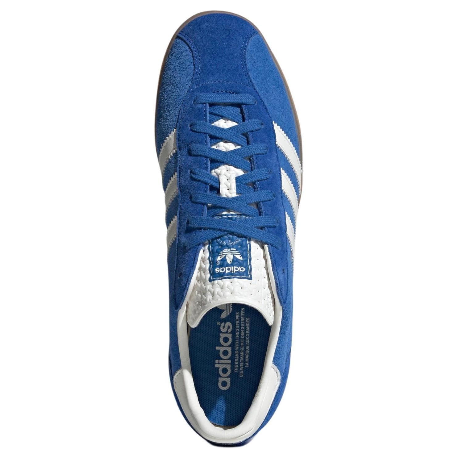 Кроссовки Adidas Originals GAZELLE INDOOR Низкие Скейтборд Обувь Мужская Синяя - изображение 5