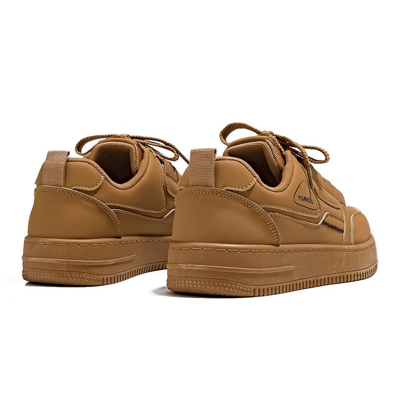 Кроссовки HUANQIU Brown Low-Top Sneakers - изображение 4