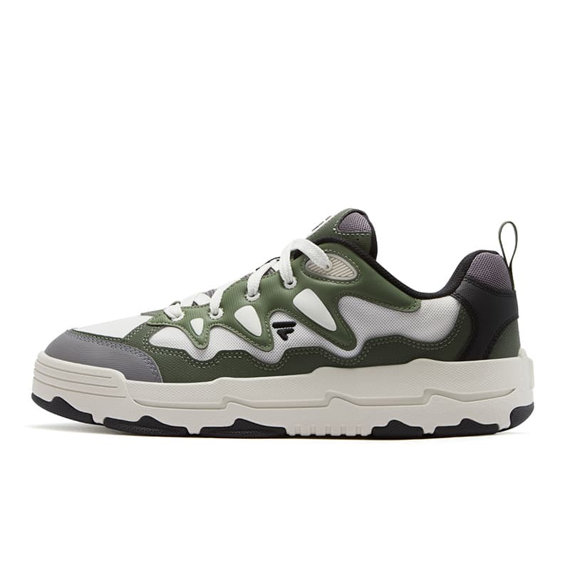 Кроссовки FILA FUSION BURWEED Сверкающие Удобные Кроссовки для скейтбординга Мужские Зимние Черные - изображение 1