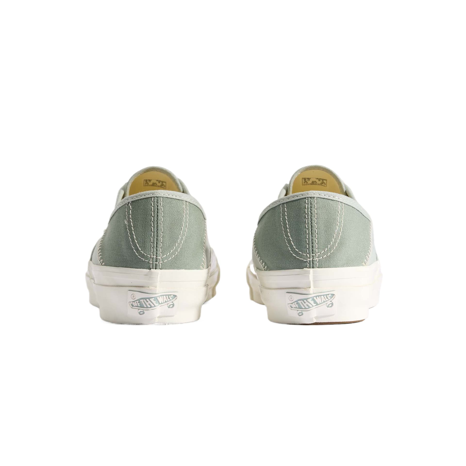 Кроссовки Vans Premium Authentic Устойчивые к истиранию низкие скейтбордические кроссовки унисекс зеленые - изображение 4