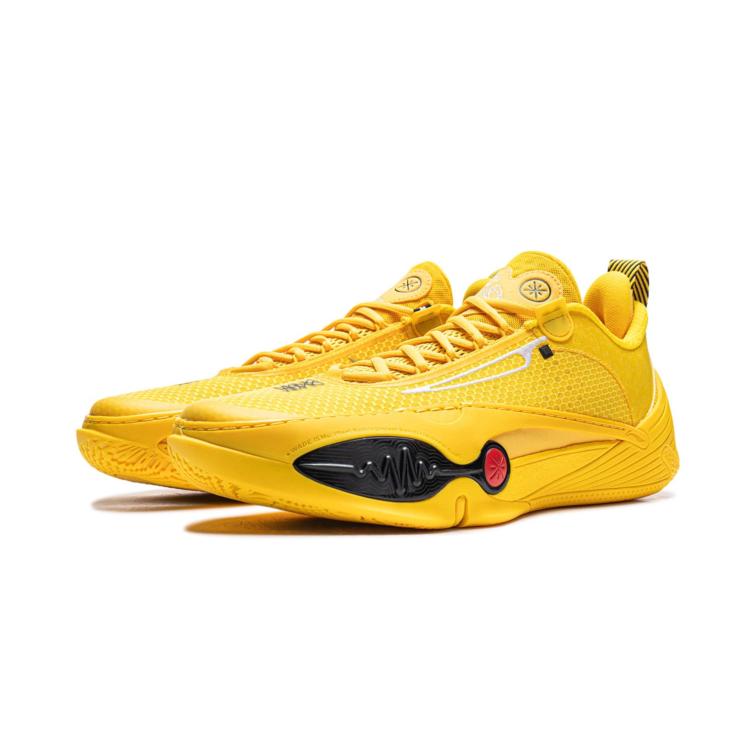 Кроссовки для баскетбола Li-Ning All City 14 с технологией Boom в подошве, стабильные, антискручивание, поддержка, удобные, амортизация, противоскользящие, отскок, износостойкие, низкие баскетбольные кроссовки мужские, желтый - изображение 3