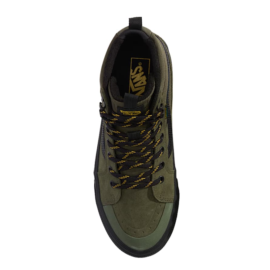 Кроссовки Vans SK8 HI Текстиль Кожа Покрытие Высокие Кеды Скейтборд Обувь Унисекс - изображение 4