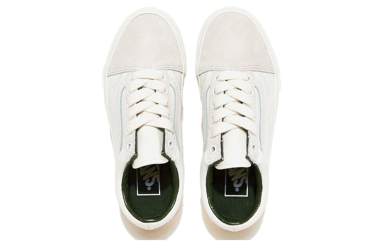 Кроссовки Vans Old Skool Oversized Шнурки Износостойкие и Легкие Низкие Кеды для Скейтбординга Унисекс Белые - изображение 4