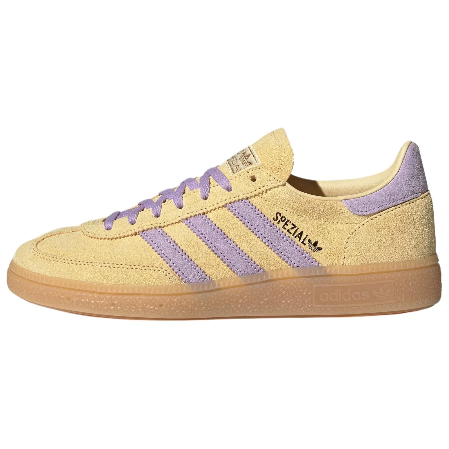 Кроссовки Adidas Originals HANDBALL SPEZIAL Синтетическая кожа кожа низкий топ скейтборд обувь женский светло-оранжевый желтый - изображение 1